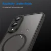 Phonesta AirFrost Back Cover Hülle mit MagSafe für Samsung Galaxy S25 Edge - Mattschwarz 6