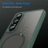 Phonesta AirFrost Back Cover Hülle mit MagSafe für Sony Xperia 1 VII - Matt Grün 6