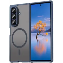 Phonesta AirFrost Back Cover Hülle mit MagSafe für Samsung Galaxy Z Fold 7 - Matt Blau