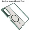 Phonesta AirFrost Back Cover Hülle mit MagSafe für Samsung Galaxy Z Fold 7 - Matt Grün 6