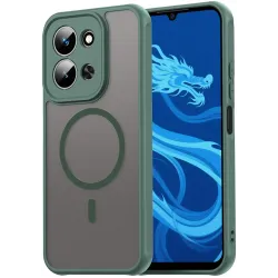 Phonesta AirFrost Back Cover Hülle mit MagSafe für Xiaomi Redmi 15C - Matt Grün