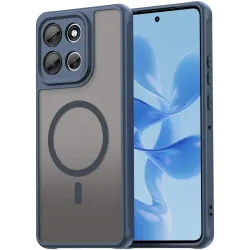 Phonesta AirFrost Back Cover Hülle mit MagSafe für Motorola Moto G86/G86 Power - Matt Blau