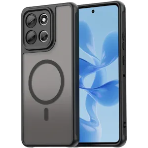 Phonesta AirFrost Back Cover Hülle mit MagSafe für Motorola Moto G86/G86 Power - Mattschwarz