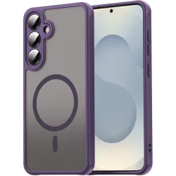 Phonesta AirFrost Back Cover Hülle mit MagSafe für Samsung Galaxy A36/A56 - Matt Lila