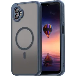 Phonesta AirFrost Back Cover Hülle mit MagSafe für Samsung Galaxy Xcover 7 Pro - Matt Blau