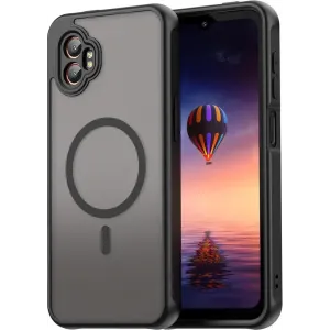 Phonesta AirFrost Back Cover Hülle mit MagSafe für Samsung Galaxy Xcover 7 Pro - Mattschwarz