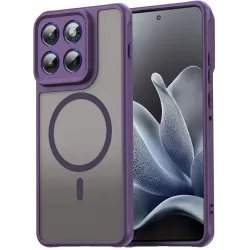 Phonesta AirFrost Back Cover Hülle mit MagSafe für Motorola Edge 70 - Matt Lila