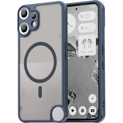Phonesta AirFrost Back Cover Hülle mit MagSafe für Nothing CMF Phone 2 Pro - Matt Blau