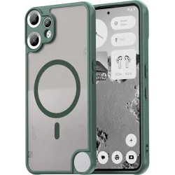 Phonesta AirFrost Back Cover Hülle mit MagSafe für Nothing CMF Phone 2 Pro - Matt Grün