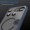Phonesta AirFrost Back Cover Hülle mit MagSafe für Nothing Phone (3) - Matt Blau 6