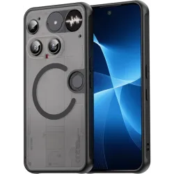 Phonesta AirFrost Back Cover Hülle mit MagSafe für Nothing Phone (3) - Mattschwarz