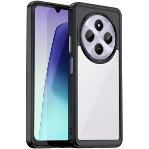 Phonesta Acrylic Hybrid Back Cover Hülle für Xiaomi Redmi 14C / Xiaomi Poco C75 - Schwarz