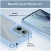Phonesta Acrylic Hybrid Back Cover Hülle für Motorola Moto G05 / Moto E15 - Blau 6