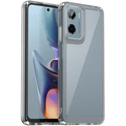 Phonesta Acrylic Hybrid Back Cover Hülle für Motorola Moto G05 / Moto E15 - Transparent