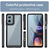 Phonesta Acrylic Hybrid Back Cover Hülle für Motorola Moto G05 / Moto E15 - Schwarz 2