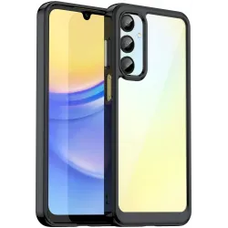 Phonesta Acrylic Hybrid Back Cover Hülle für Samsung Galaxy A26 - Schwarz