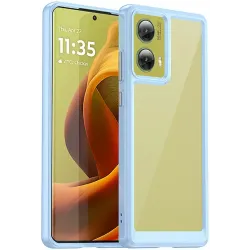 Phonesta Acrylic Hybrid Back Cover Hülle für Motorola Moto G85 - Blau