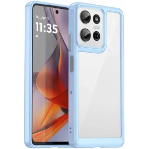 Phonesta Acrylic Hybrid Back Cover Hülle für Motorola Moto G75 - Blau