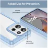 Phonesta Acrylic Hybrid Back Cover Hülle für Motorola Moto G75 - Blau 6