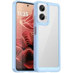 Phonesta Acrylic Hybrid Back Cover Hülle für Motorola Moto G35 - Blau