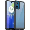 Phonesta Acrylic Hybrid Back Cover Hülle für Motorola Moto G04 / G04s / G24 / G24 Power / E14 - Schwarz