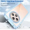 Phonesta Acrylic Hybrid Back Cover Hülle für Oppo Reno12 F/Reno12 FS - Blau 3