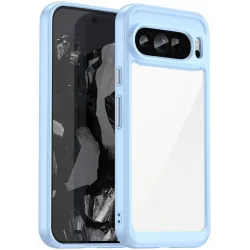 Phonesta Acrylic Hybrid Back Cover Hülle für Google Pixel 9 Pro XL - Blau