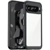 Phonesta Acrylic Hybrid Back Cover Hülle für Google Pixel 9 Pro XL - Schwarz