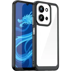 Phonesta Acrylic Hybrid Back Cover Hülle für Xiaomi Redmi 15C / Xiaomi Poco C85 - Schwarz