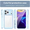 Phonesta Acrylic Hybrid Back Cover Hülle für Apple iPhone 17 Pro Max - Blau 2