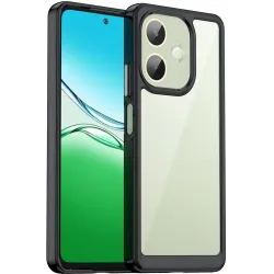 Phonesta Acrylic Hybrid Back Cover Hülle für Oppo A5 Pro - Schwarz