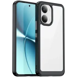 Phonesta Acrylic Hybrid Back Cover Hülle für Xiaomi Poco X8 Pro Max - Schwarz