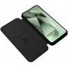 Phonesta Carbon Fiber Skin Book Wallet Klapphülle für Samsung Galaxy S24 FE - Schwarz 2