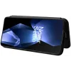 Phonesta Carbon Fiber Skin Book Wallet Klapphülle für OnePlus 13R - Schwarz 3