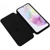 Phonesta Carbon Fiber Skin Book Wallet Klapphülle für Samsung Galaxy A26 - Schwarz 2