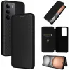 Phonesta Carbon Fiber Skin Book Wallet Klapphülle für Realme 14x / C75 - Schwarz 7