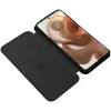 Phonesta Carbon Fiber Skin Book Wallet Klapphülle für Motorola Edge 50 Ultra - Schwarz 2
