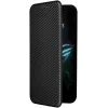 Phonesta Carbon Fiber Skin Book Wallet Klapphülle für Asus ROG Phone 9/9 Pro - Schwarz 2