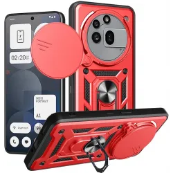 Phonesta CamShield Back Cover Hülle für Nothing Phone (3a) Pro - Rot