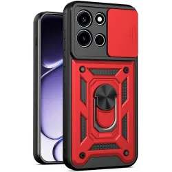 Phonesta CamShield Back Cover Hülle für OnePlus Nord 6 - Rot