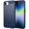 Phonesta Carbon Silikon Back Cover Hülle für Apple iPhone 17e/16e - Blau