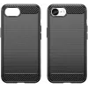Phonesta Carbon Silikon Back Cover Hülle für Apple iPhone 17e/16e - Schwarz 2