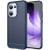 Phonesta Carbon Silikon Back Cover Hülle für Oppo Reno13 - Blau