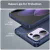 Phonesta Carbon Silikon Back Cover Hülle für Oppo Reno13 F 4G/5G / Reno13 FS 5G - Blau 6