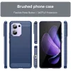 Phonesta Carbon Silikon Back Cover Hülle für Oppo Reno13 F 4G/5G / Reno13 FS 5G - Blau 8