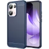 Phonesta Carbon Silikon Back Cover Hülle für Oppo Reno13 Pro - Blau