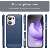 Phonesta Carbon Silikon Back Cover Hülle für Oppo Reno13 Pro - Blau 8