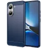 Phonesta Carbon Silikon Back Cover Hülle für Xiaomi Poco X7 Pro - Blau