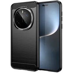 Phonesta Carbon Silikon Back Cover Hülle für HONOR Magic7 Pro - Schwarz