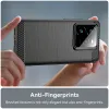Phonesta Carbon Silikon Back Cover Hülle für Realme GT 7 Pro - Schwarz 5